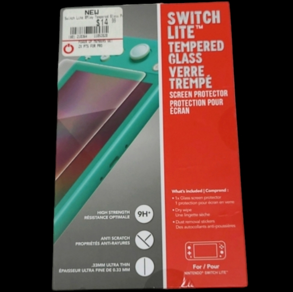 NEW SEALED  SWITCH LITE TEMPERED GLASS  SCREEN PROTECTOR